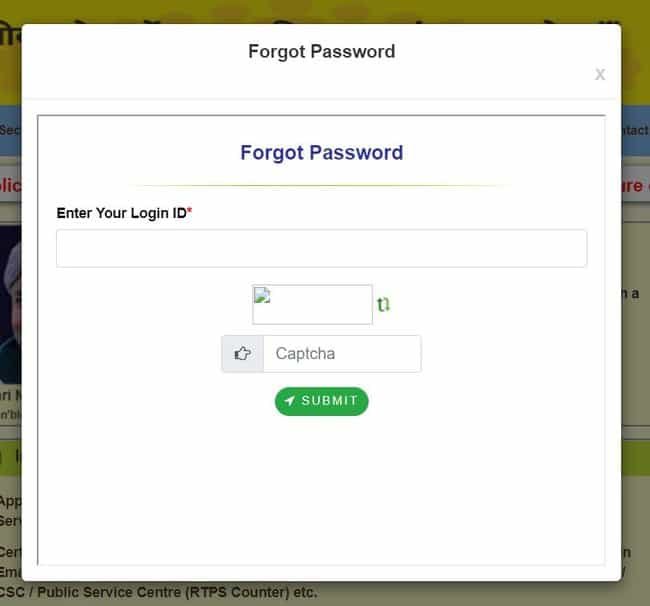 Recover Password