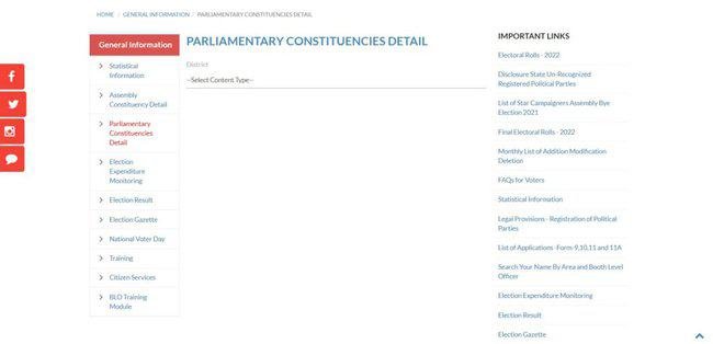 View Parliamentary Constituency Detail