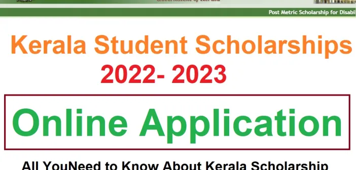 Kerala Scholarship 2022