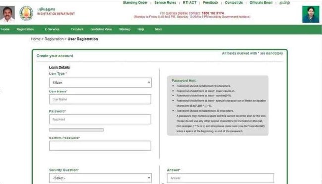 Tnreginet Registration 