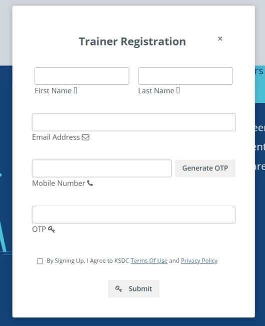 Trainer Registration