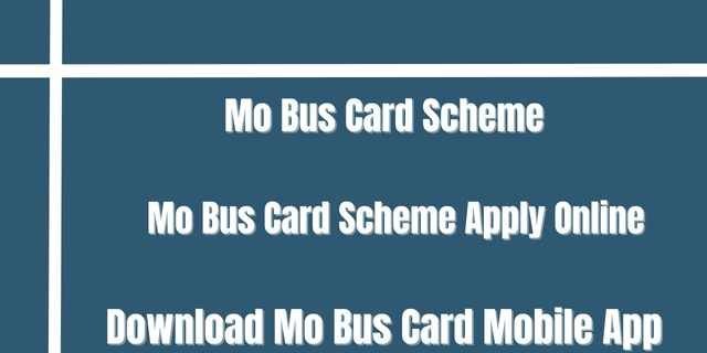 Mo Bus Card Scheme
